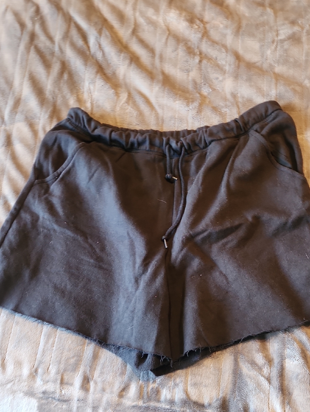 PINK Victoria's Secret Black Casual Drawstring Athletic Shorts Size Xl